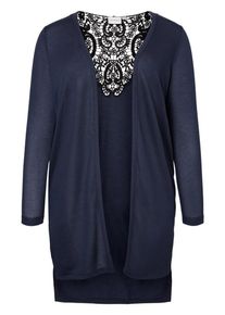 JUNAROSE, Damen Strickjacke, Navy