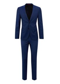 Hugo, Herren Slim fit Anzug 'Arti/Hesten', Blau