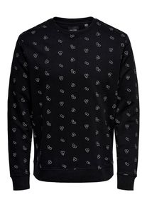 Only & Sons Only & Sons, Herren Sweatshirt, Grau / Schwarz