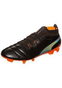Puma, Herren Fu&szlig;ballschuh 'ONE Lux FG', Mischfarben / Neonorange / Schwarz