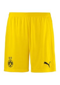 Puma, Herren Shorts 'Borussia Dortmund', Gelb / Schwarzmeliert