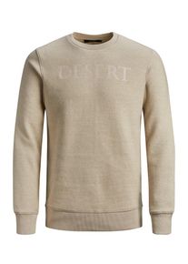 Jack & Jones JACK & JONES, Herren Sweatshirt, Creme / Camel