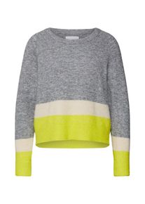 Sams&oslash;e & Sams&oslash;e Samsoe & Samsoe, Damen Pullover, Gelb / Grau