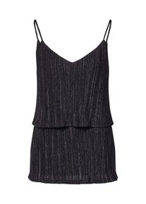 Vila, Damen Top 'GLITTO', Schwarz