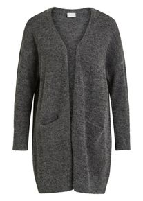 Vila, Damen Strickjacke, Dunkelgrau