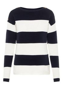V&eacute;ro Moda VERO MODA, Damen Pullover, Nachtblau / Wei&szlig;