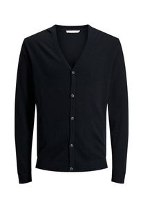 Jack & Jones JACK & JONES, Herren Strickjacke, Schwarz
