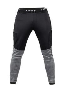 MOROTAI, Herren Sporthose 'Running Performance Pants', Grau / Schwarz