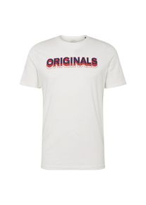 Jack & Jones JACK & JONES, Herren Shirt 'JORART LUCK TEE SS CREW NECK', Dunkelblau / Rot / Wei&szlig;