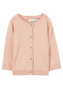 name it, M&auml;dchen Strickjacke, Pfirsich