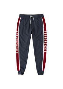 Abercrombie & Fitch Abercrombie & Fitch, Herren Hosen 'CORE LOGO SIDE PANEL JOGGER', Navy