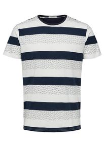Selected Homme, Herren T-Shirt, Schwarz / Wei&szlig;