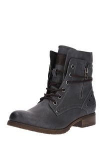 Tom Tailor, Damen Schn&uuml;r-Boot, Taubenblau