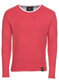 Key Largo, Herren Pullover 'MSW SARASOTA round', Rot