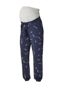 MAMALICIOUS, Damen Umstandshose, Ultramarinblau / Wei&szlig;