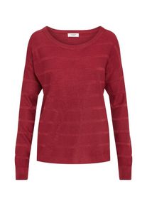 Jacqueline de Yong, Damen Pullover, Karminrot