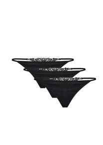 ABOUT YOU, Damen String 'Jeannette' ABOUT YOU x LASCANA, Schwarz