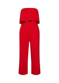Missguided, Damen Overall 'DOUBLE LAYER CULOTTE JUMPSUIT', Rot