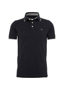 Jack & Jones JACK & JONES, Herren Poloshirt 'JPRPAULOS SS NOOS', Schwarz / Wei&szlig;