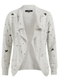 Khujo, Damen Strickjacke 'ODELIE', Hellgrau