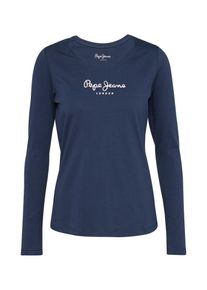 Pepe Jeans, Damen Langarmshirt 'NEW VIRGINIA L/S', Blau