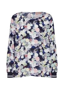 Cartoon, Damen Bluse, Creme / Navy / Rosa / Wei&szlig;
