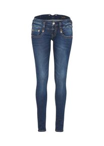 Herrlicher, Damen 'Pitch' Jeans im Used Look mit Kontrastn&auml;hten, Blue Denim