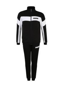 Puma, Herren Trainingsanzug 'Rebel Sweat Suit Cl.', Schwarz / Wei&szlig;