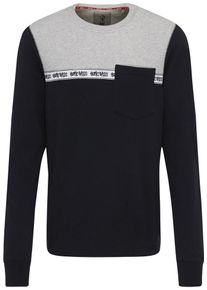 HOMEBASE, Herren Pullover, Grau / Schwarz