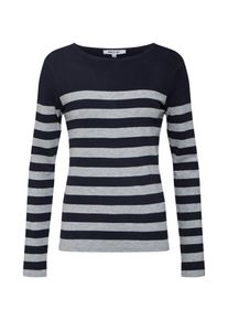 ABOUT YOU, Damen Pullover 'Joana', Kobaltblau / Grau
