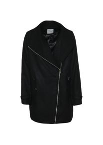 Pieces, Damen Wintermantel, Schwarz