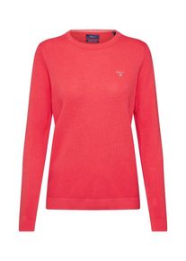 Gant, Damen Pullover 'COTTON PIQUE CREW', Rot