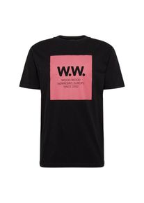 Wood Wood, Herren Shirts 'WW Square T-shirt', Schwarz