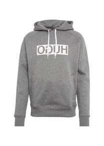 Hugo, Herren Sweatshirt 'D/unisex', Graumeliert / Wei&szlig;