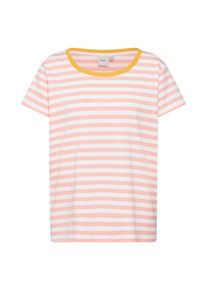 Ichi, Damen Shirt 'THEA', Gelb / Rosa / Wei&szlig;