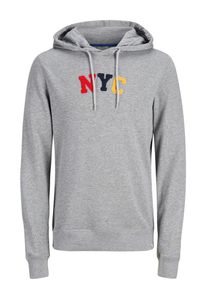 Jack & Jones JACK & JONES, Herren Fleece Artwork Sweatshirt, Grau