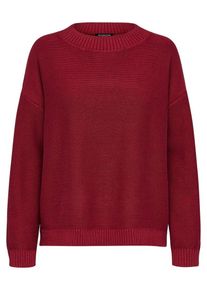 Selected Femme, Damen Strickpullover, Dunkelrot