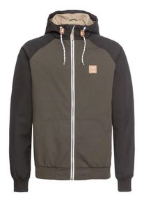 Iriedaily, Herren Collegejacke, Oliv / Schwarz