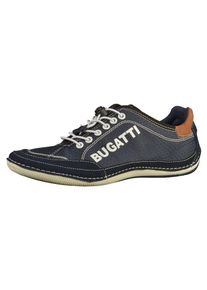 Bugatti, Herren Sneaker, Dunkelblau / Braun / Wei&szlig;