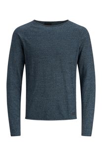PRODUKT, Herren Rundhalsausschnitt-Strickpullover, Kobaltblau