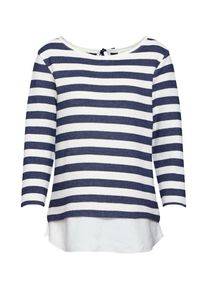 Cartoon, Damen Shirt, Creme / Blau
