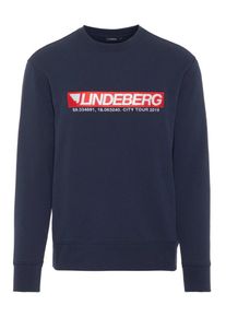 J. Lindeberg J.Lindeberg, Herren Sweatshirt 'Hurl', Navy / Rot / Wei&szlig;