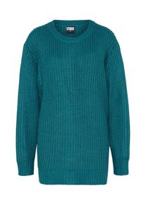 Urban Classics, Damen Oversized Pullover 'Basic Crew', Tanne
