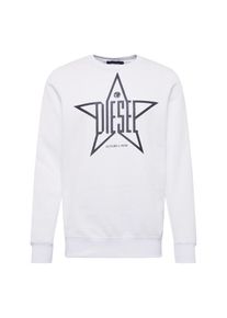 Diesel, Herren Sweatshirt 'S-GIR-YA', Schwarz / Wei&szlig;
