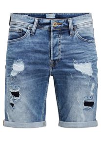 Jack & Jones JACK & JONES, Herren Jeansshorts 'RICK ORIGINAL SHTS SC 116 IND STS', Blue Denim