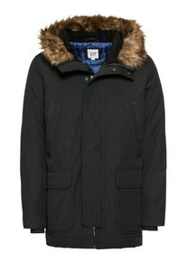 GAP, Herren Parka 'TB SNORKEL FUR', Schwarz