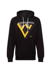 Jack & Jones JACK & JONES, Herren Sweatshirt 'JCOBOOSTER SWEAT HOOD MARCH 19', Gelb / Grau / Schwarz