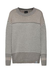 Iriedaily, Damen Strickpullover, Grau / Rosa