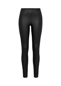 Pieces, Damen Leggings 'SKIN PARO COATED', Schwarz
