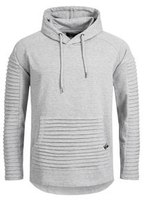 INDICODE JEANS, Herren Kapuzenpullover 'Lewisville', Hellgrau